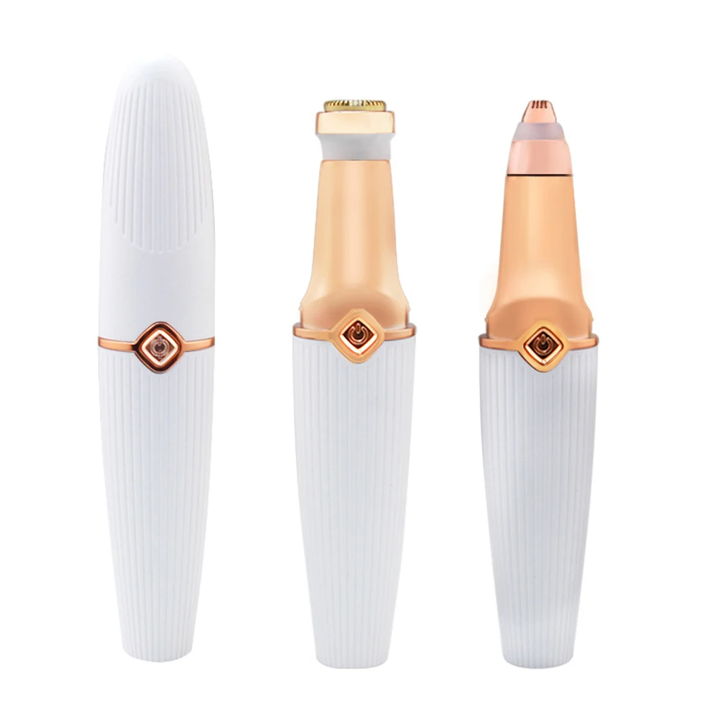 

Eyebrow Trimmer Precision Electric Eyebrow Razor No Pulling Sensation Painless Chin Peach-Fuzz