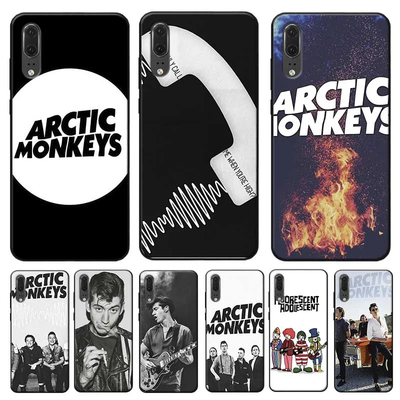 Чехол для браслета arctic monkeys Rock and ролл huawei honor 9x pro 8x10 20 10 lite Прозрачный мягкий