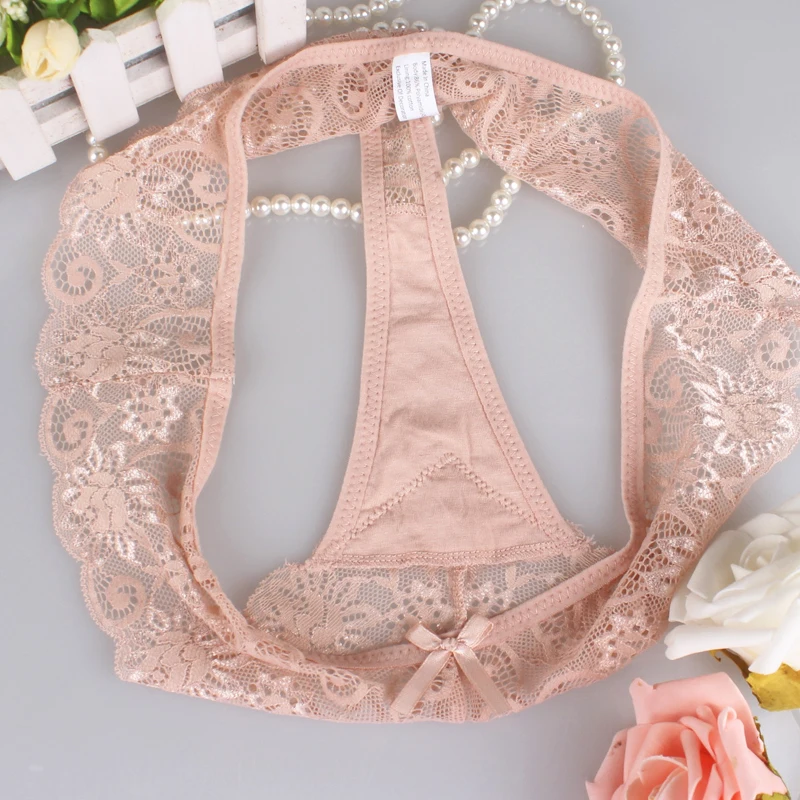 X 2019 женские Полиэстеровые трусики однотонные Кружевные Полые с низкой талией