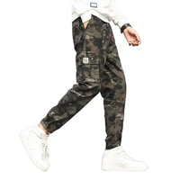 70 hot sale men casual wear resistant camouflage ankle tied cotton ninth pants trousers