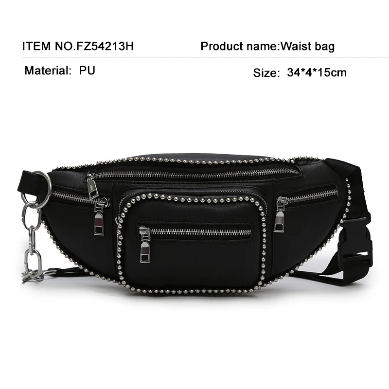 Прямая поставка модная черная сумка для телефона ежедневного использования