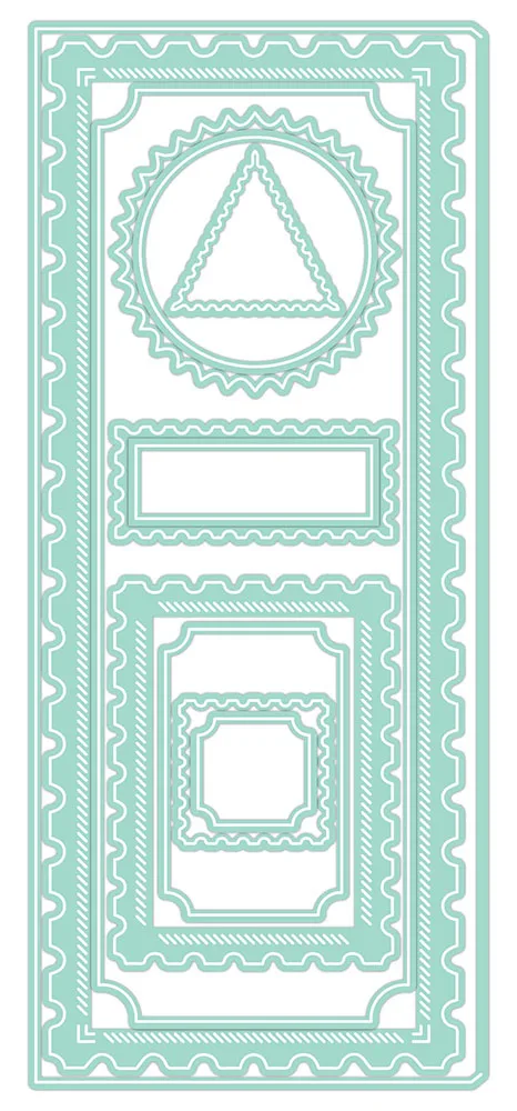 

2021 AliliArts Metal Cutting Dies Diagonal Stitched Frame diy Scrapbooking Photo Album Decorative Embossing PaperCard Crafts Die