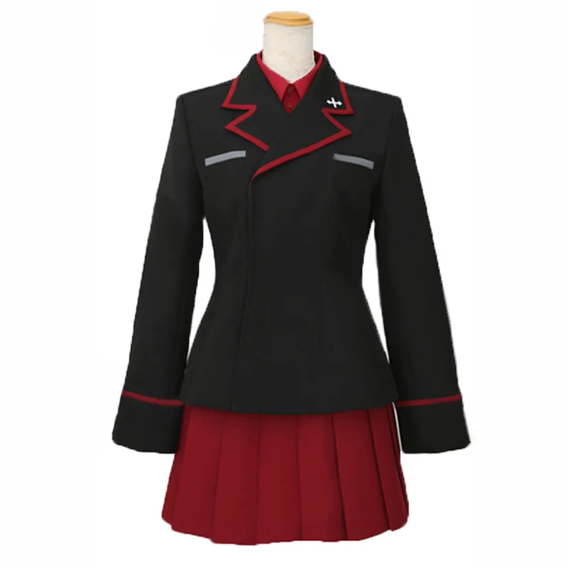 Косплей Костюм Nishizumi из аниме Girls Und Panzer Maho с шапкой униформы костюмы на Хэллоуин