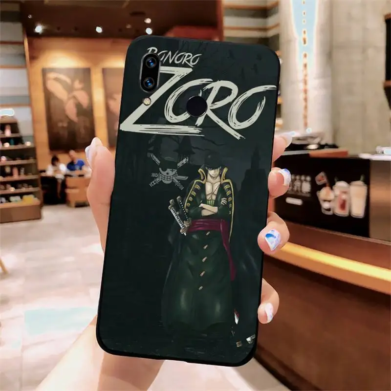 

Japan anime Roronoa Zoro one piece Phone Case For Xiaomi Redmi note 7 8 9 t k30 max3 9 s 10 pro lite