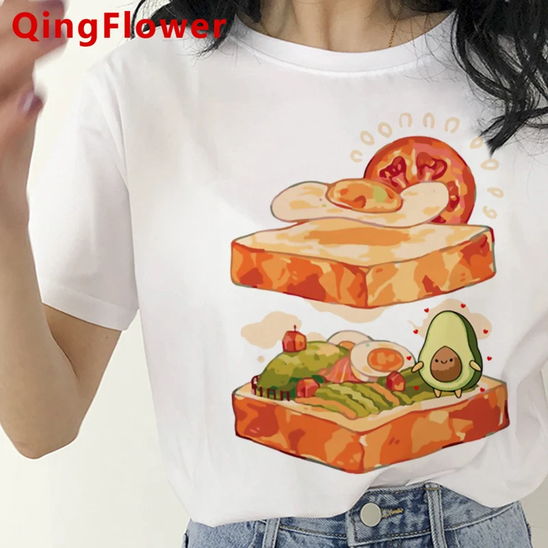 

Kawaii Avocado t shirt women grunge aesthetic ulzzang print harajuku kawaii t-shirt clothes graphic tees women tumblr