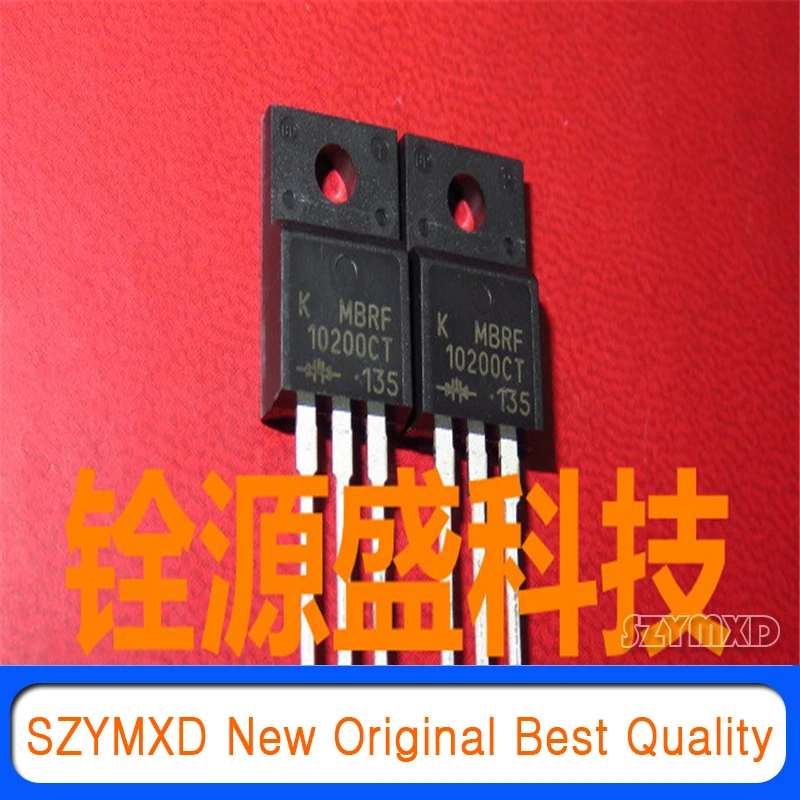 

5 шт./лот, новый оригинальный выпрямитель Шоттки MBRF10200CT 10A200V