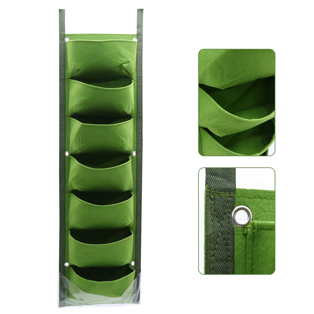 

Wall-Mounted Grow Bag Multi-Port Planting Sack Planting Growing Bag Pouch