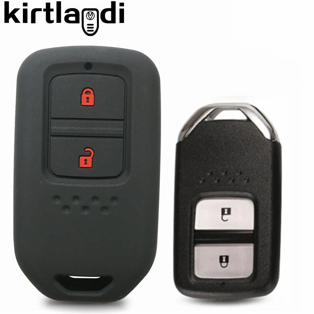 Силиконовый чехол для дистанционного ключа от машины крышка Honda Fit Lucky Vezel City Civic