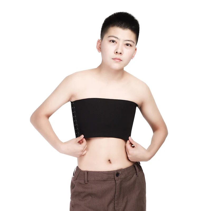 HaleyChan прочный эластичный ремешок корсет без бретелек для томбоя транссексуалов
