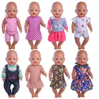 Одежда для кукол, пижамы, акции, платья, костюмы для 18 дюймовых американских и 43 см, кукла реборн для новорожденных, Россия, сделай сам, 13 Blyth