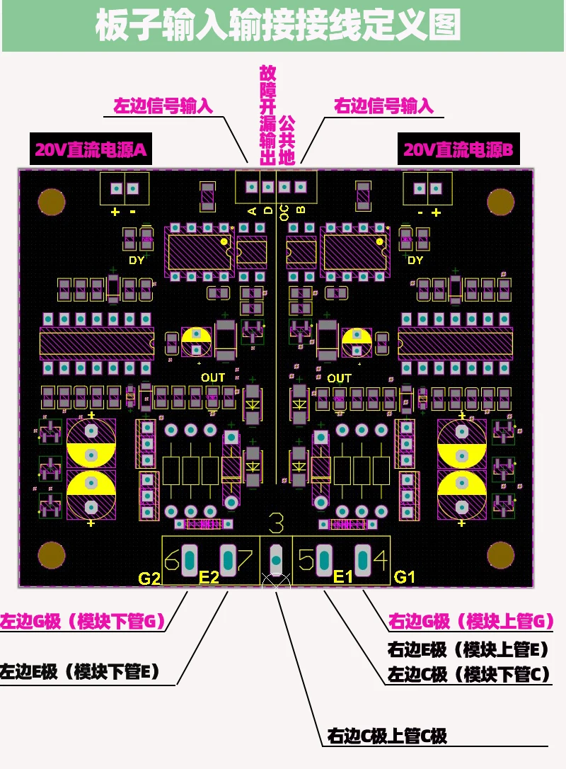 IGBT плата драйвера модуля по току защиты для высокоскоростной изоляции оптопары