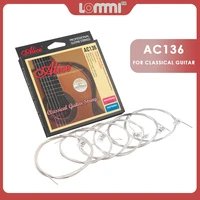 lommi ac136 classical guitar strings set 028 043 strings gauge nylon core silver plated copper winding guitar accessories