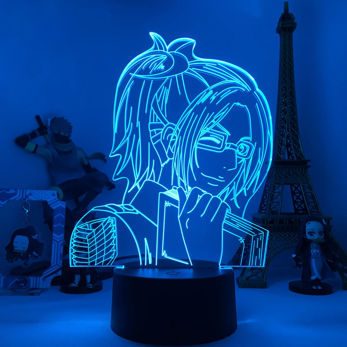 

Anime 3d Light Attack on Titan Hange Zoe Lamp for Home Decor Birthday Gift Manga Attack on Titan LED Night Lamp Hange Zoe