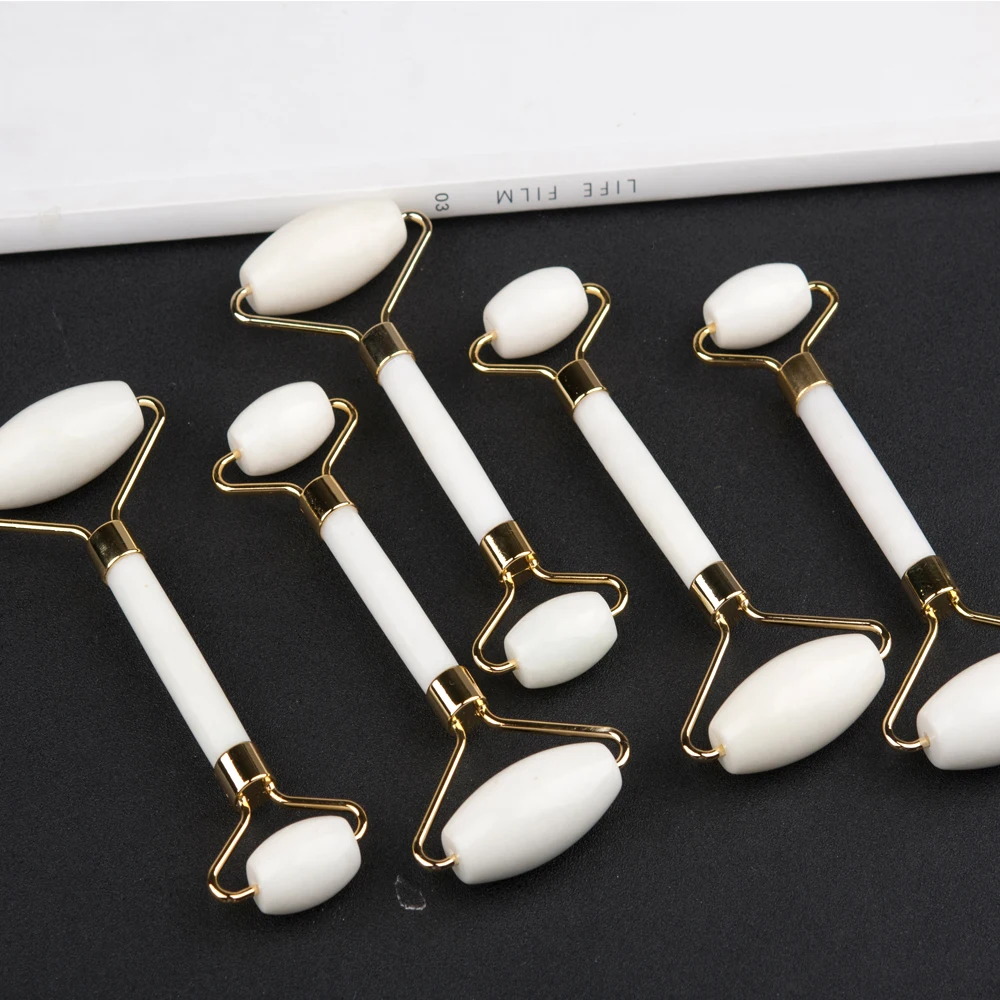 

Jade Roller Gua Sha Scraper Face Lift Slimming Anti-Aging Wrinkles Massage Tool Skincare Body Guasha Detox Facial Massager