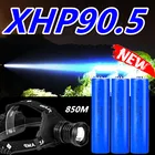 XHP90.5 светодиодная фара дальнего мощная 32 Вт Фара Фонарь 18650 USB Перезаряжаемые Головной фонарь XHP50.2 зум Головной фонарь