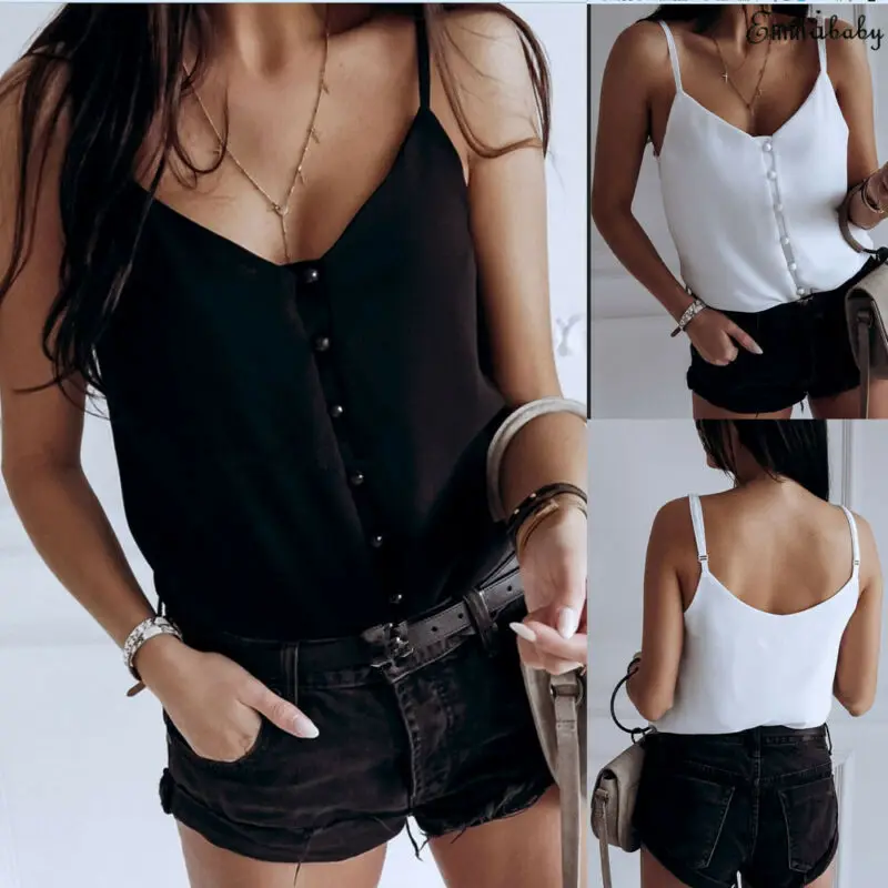 Женский Повседневный жилет на бретельках без рукавов светло-коричневый топ с