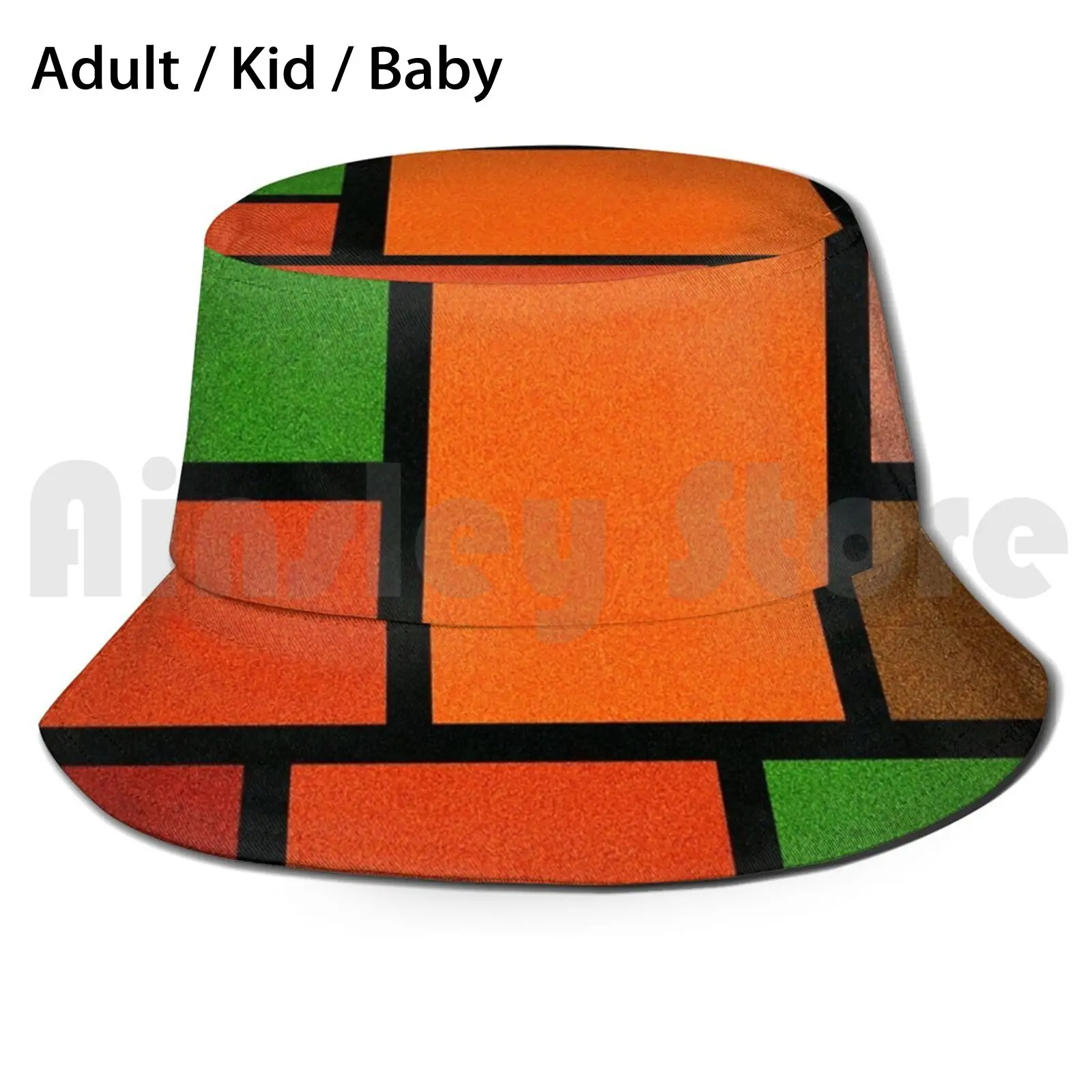 

F91438 Sun Hat Foldable UV Protection Art Decorative Art Abstract