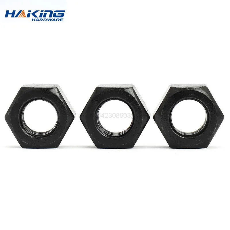 

Hexagon Hex Nuts M1.6 M2 M2.5 M3 M4 M5 M6 M8 M10 M12 M14 M16 M18 M20 M22 M24 M27 M30 black oxide carbon steel metric hex nuts