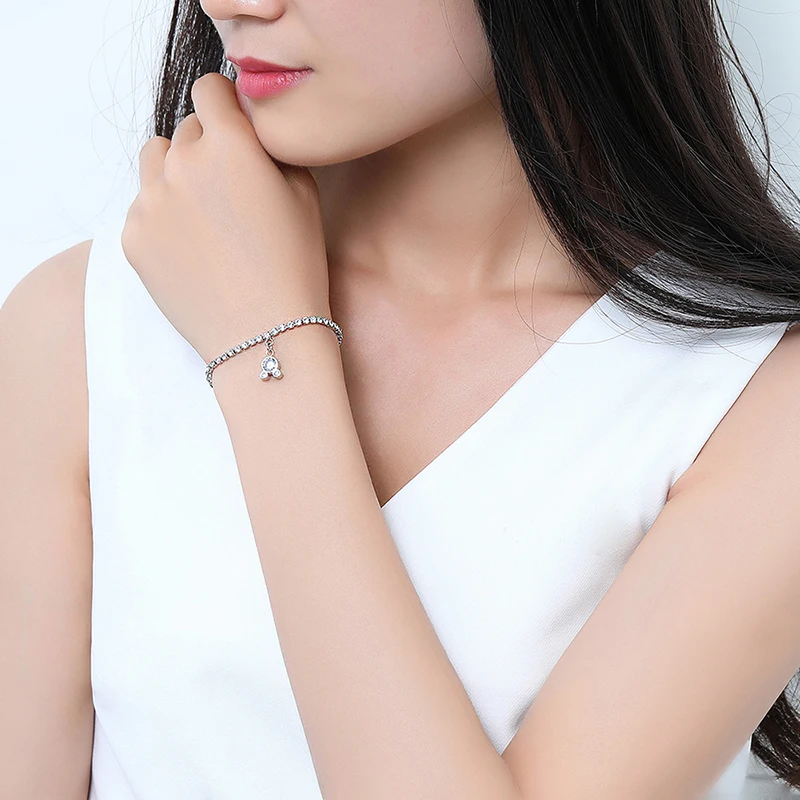 

jinzeyi hot sale new European and American light luxury crystal bracelet fashion exquisite zircon woman bangles style minimalist