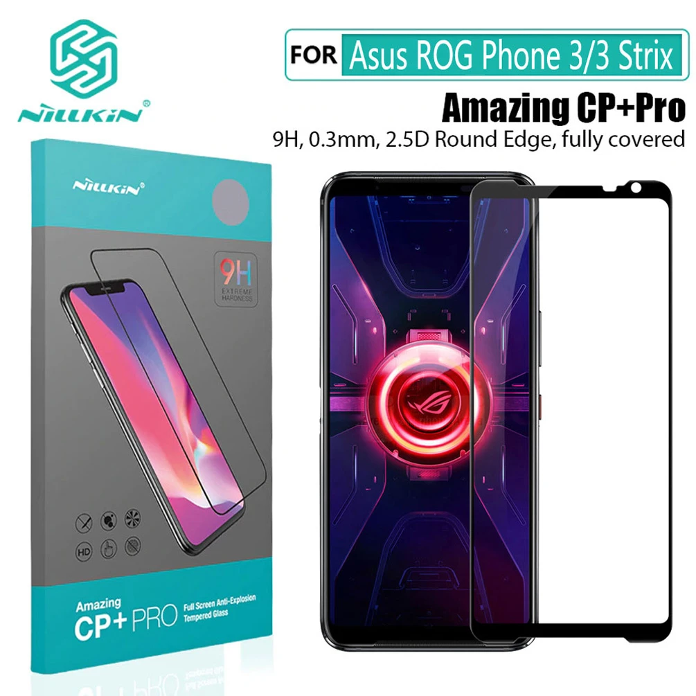 Для Asus ROG Phone 3 Strix закаленное стекло NILLKIN CP + Pro H противовзрывная 9H Защита экрана для
