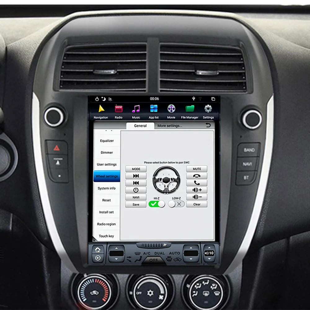 Автомобильный мультимедийный плеер ZJCGO стерео GPS DVD радио навигация Android экранная
