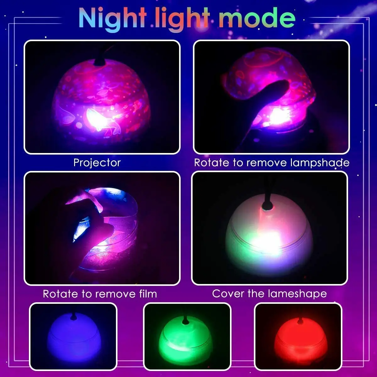 

Starry Sky Moon Star LED Light Projector Bedroom USB Rotating Night Lamp USB Rotating Night Lamp Rotating Night Lamp