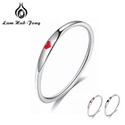 925 стерлингового серебра Круглые Кольца простой сердце Форма палец кольца для женщин, ювелирное изделие для помолвки, свадьбы, (Лам)