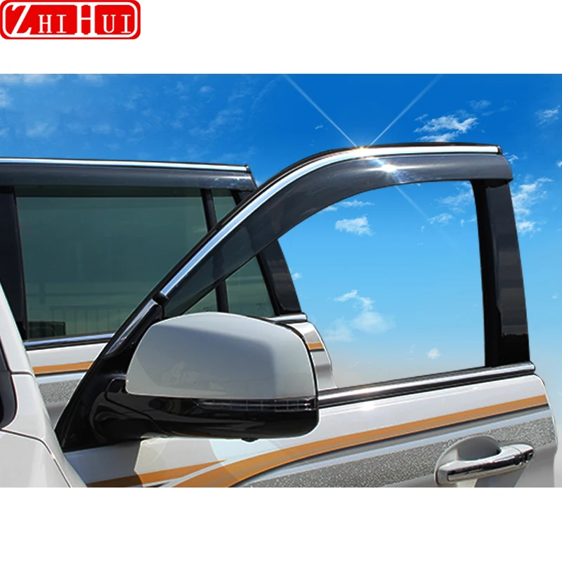 

Exterior Visor Vent Shades Window Visor Sun Rain Guard Deflector 4pcs For Great Wall Haval Hover H9 2015-2021 Accessories