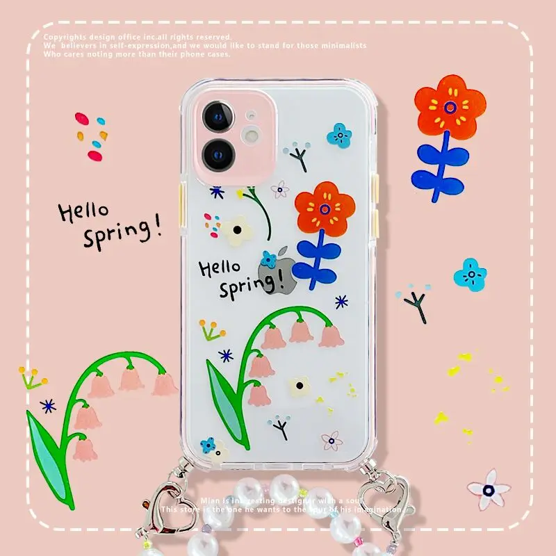 

Flower pearl bracelet for iPhone11 1iPhone11 por iPhone11 por MAX iPhone12 iPhone12 por iPhone12 por MAX