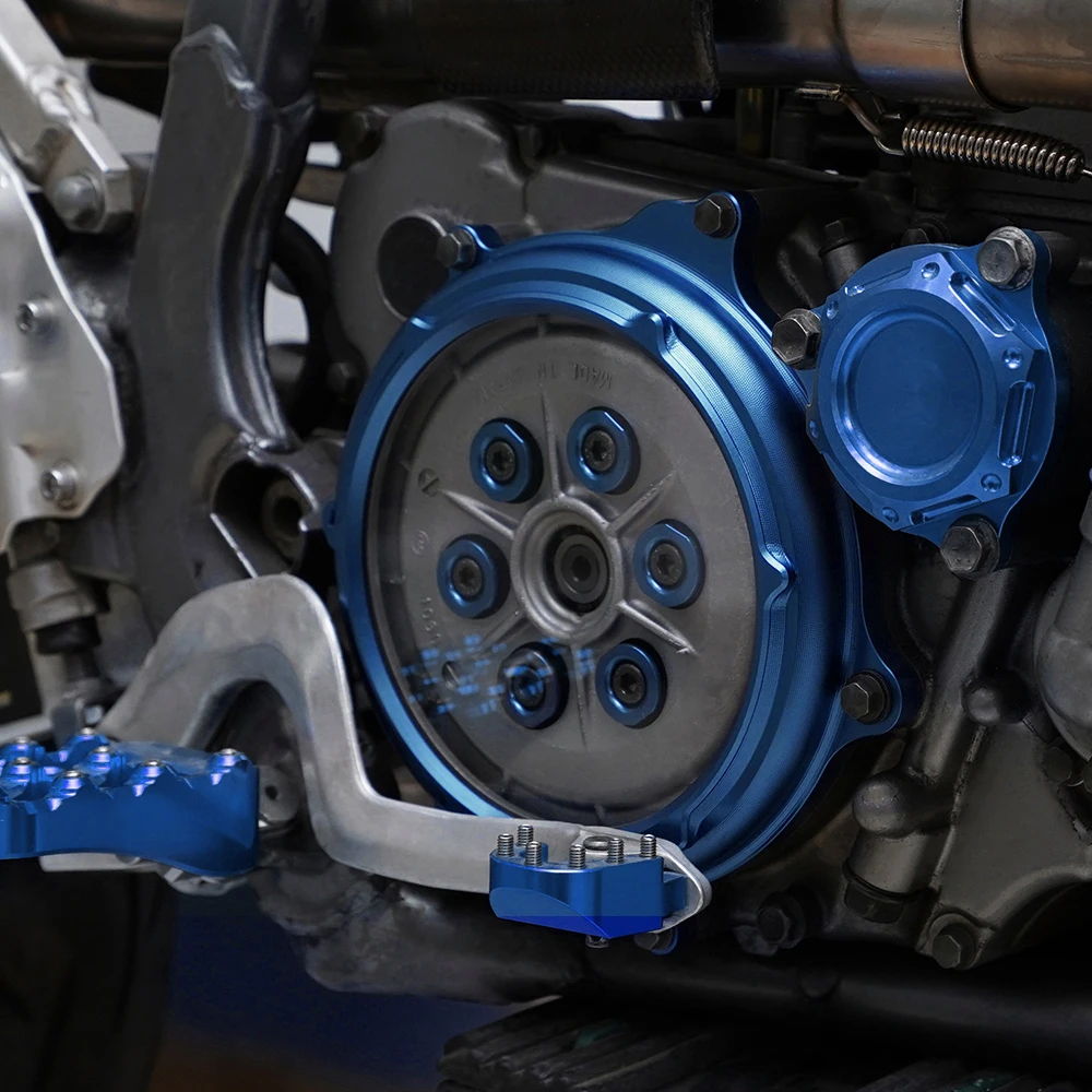 Прозрачная защитная крышка сцепления NICECNC для Suzuki DRZ400 00-04 DRZ400E 00-07 DRZ400S 00-22 DRZ400SM 05-22