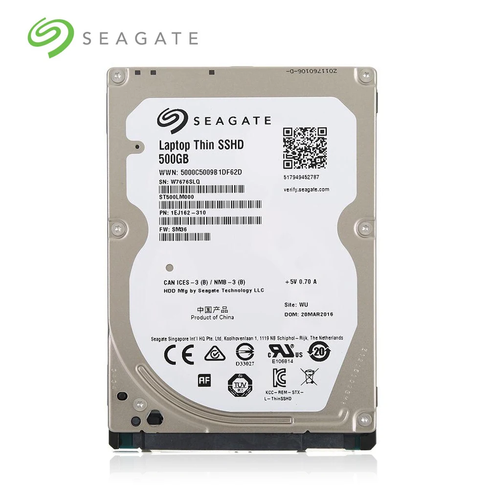 Seagate бренд портативных ПК 2 5 &quot120 Гб 160 250 ГБ 320 500 1 ТБ SATA 3 0 GB/s 6.0Gb/s жесткий диск 6 МБ/16