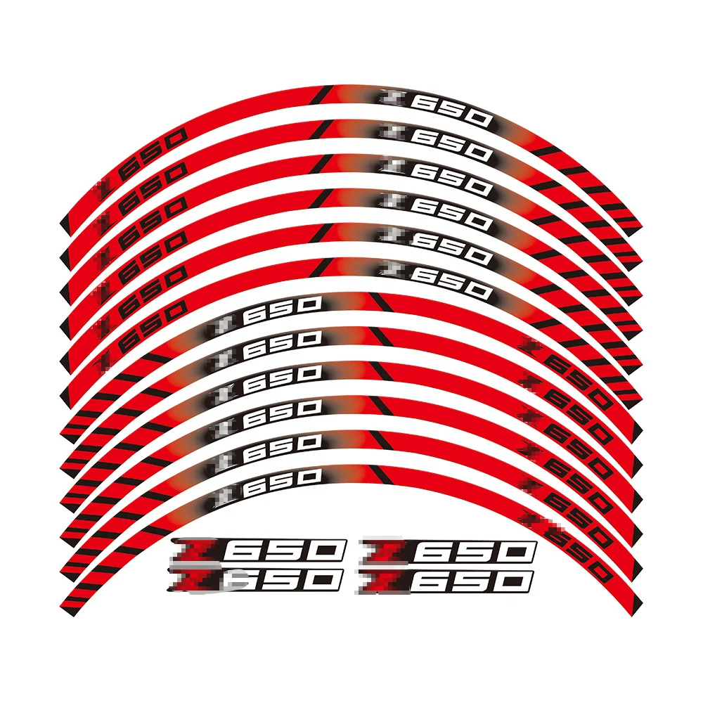 12 X наклеек с толстыми краями и внешним ободом полосатые наклейки на колеса
