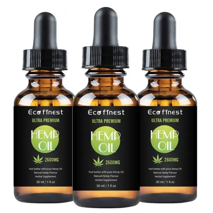 Органическое конопляное масло для облегчения боли Горячая помощь сна антистресс