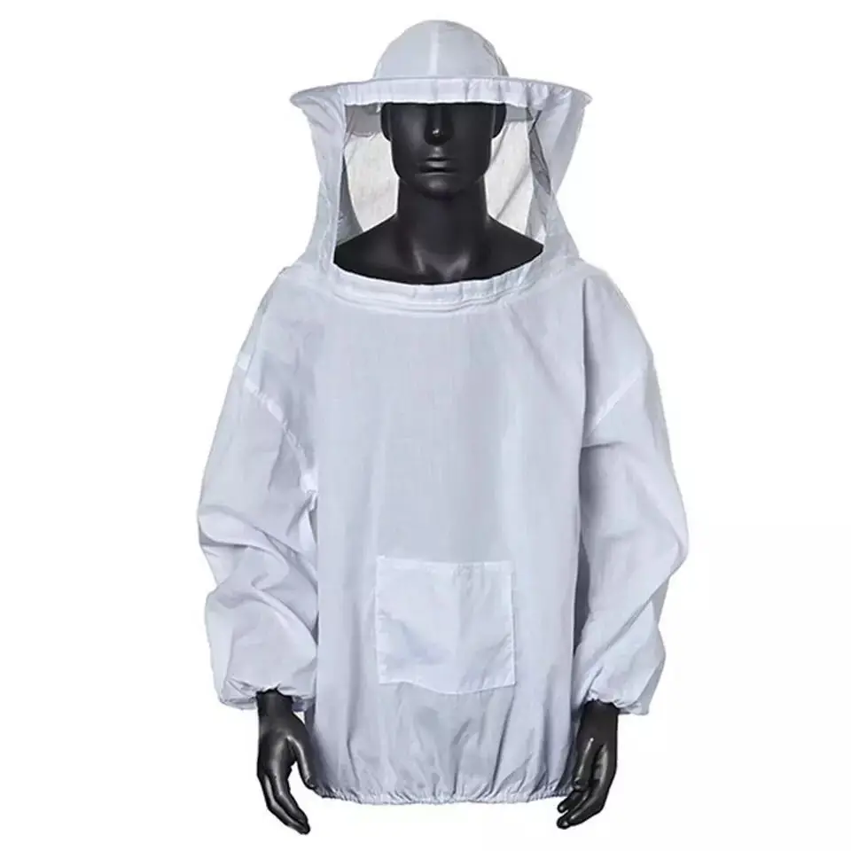 Новые четыре комплекта пчелы-инструменты для хранения новые beekeepers'clothes Белый сплит анти-одежда с пчелками полный комплект анти-одежда с пчелками