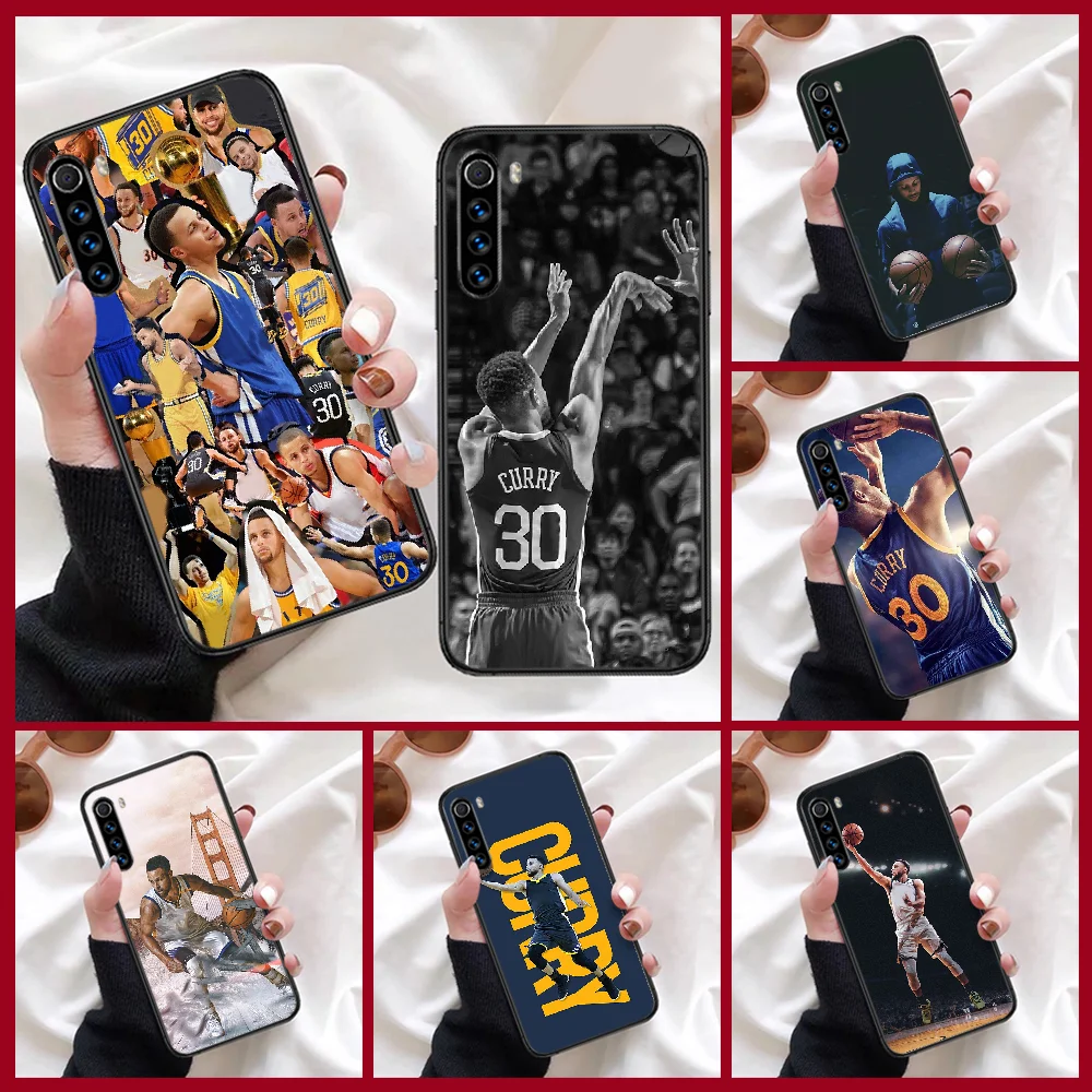 

Stephen Curry 30 basketball Phone Case For Xiaomi Redmi Note 7 8 8T 9 9S 4X 7 7A 9A K30 Pro Ultra black Funda Silicone Etui Tpu