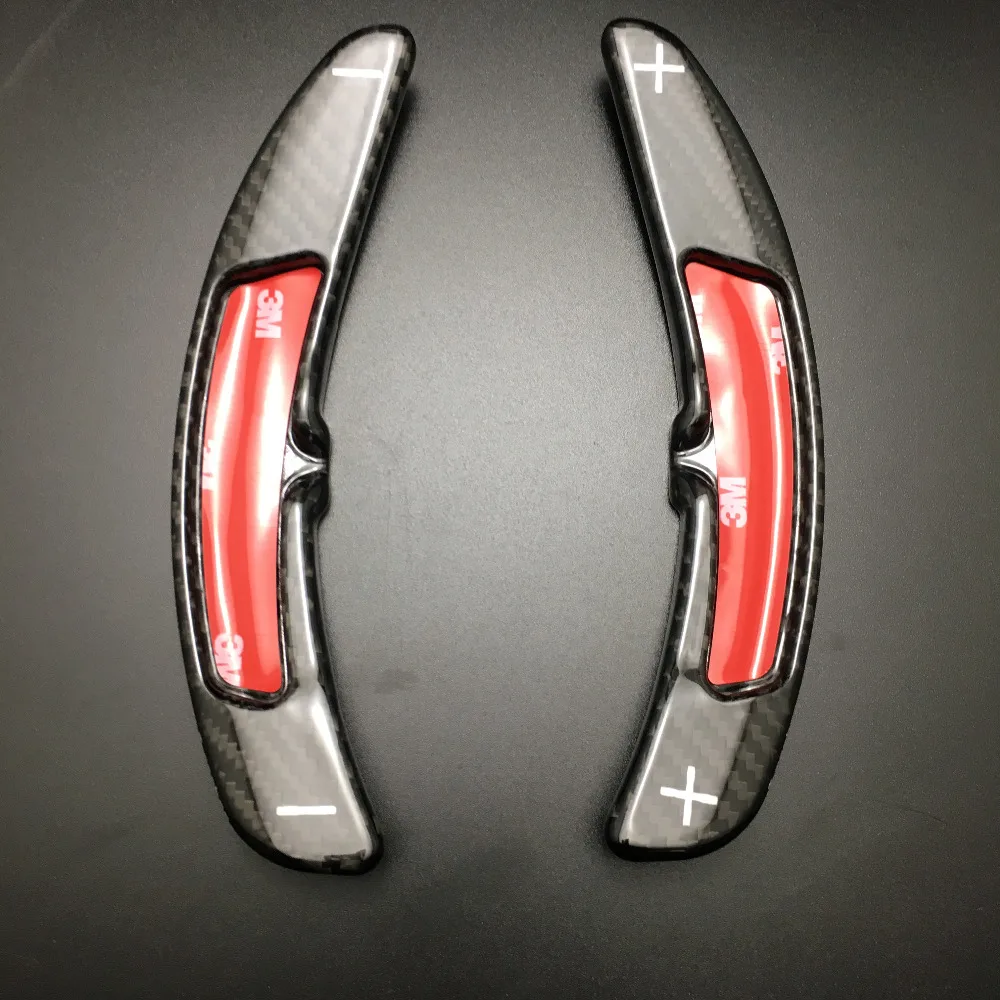 Автомобильный Стайлинг 100% весло рулевого колеса из углеродного волокна