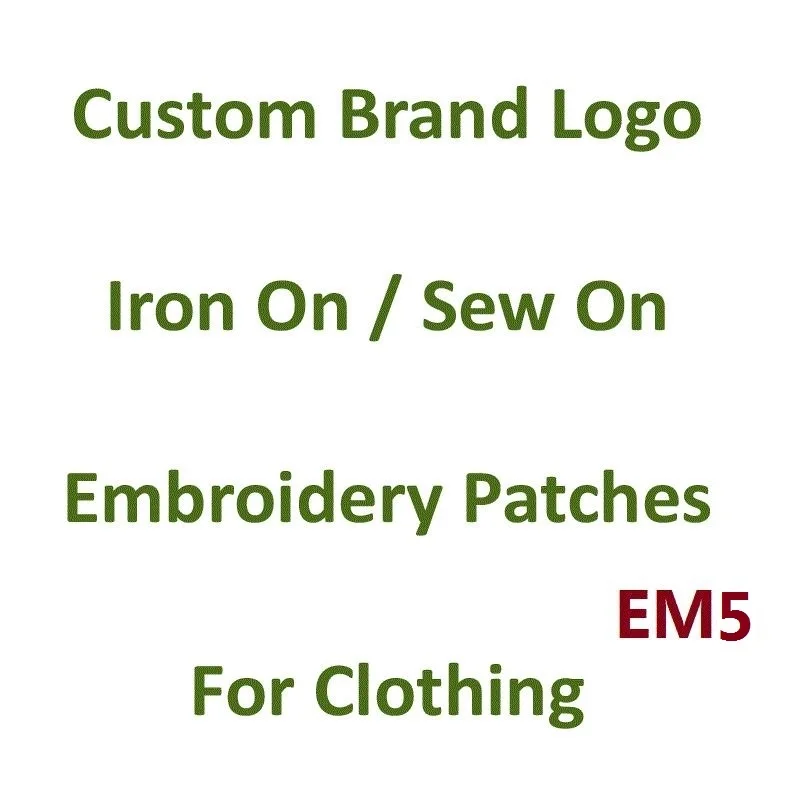 

Badges On Backpack Ironing Stickers Embroidered Patches For Clothing Accessories For Sewing DIY Custom Brand Logo Patch Thermal