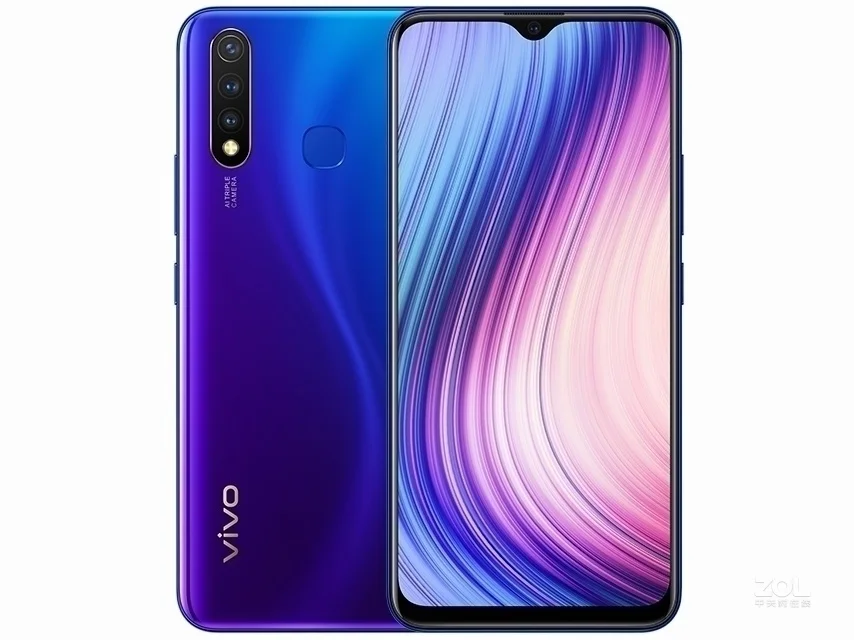 Vivo Y5S смартфон 6,5" Helio P65 Восьмиядерный 6 ГБ ОЗУ 128 Гб ПЗУ Android 9,0 5000 МП 4 камеры мАч отпечаток пальца+ лицо