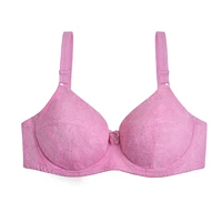 new sexy women comfort bras v neck full no padding underwire minimizer underwear def cup funline plus size female lingerie