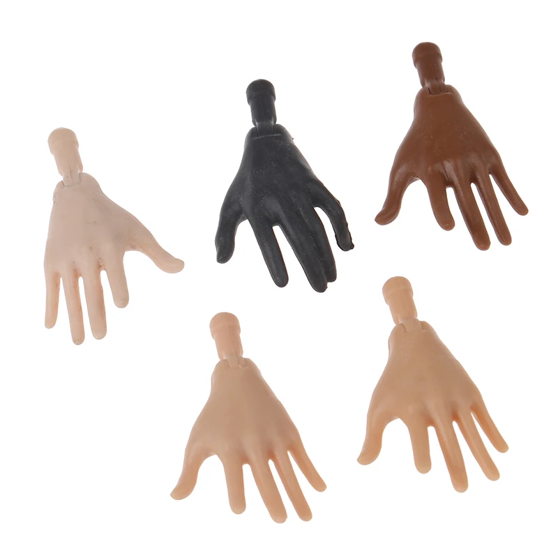 Monstering High Doll Original Replacement Hands Elbows Feet DIY Assembling Doll Accessories Green Black White Brown Doll Parts