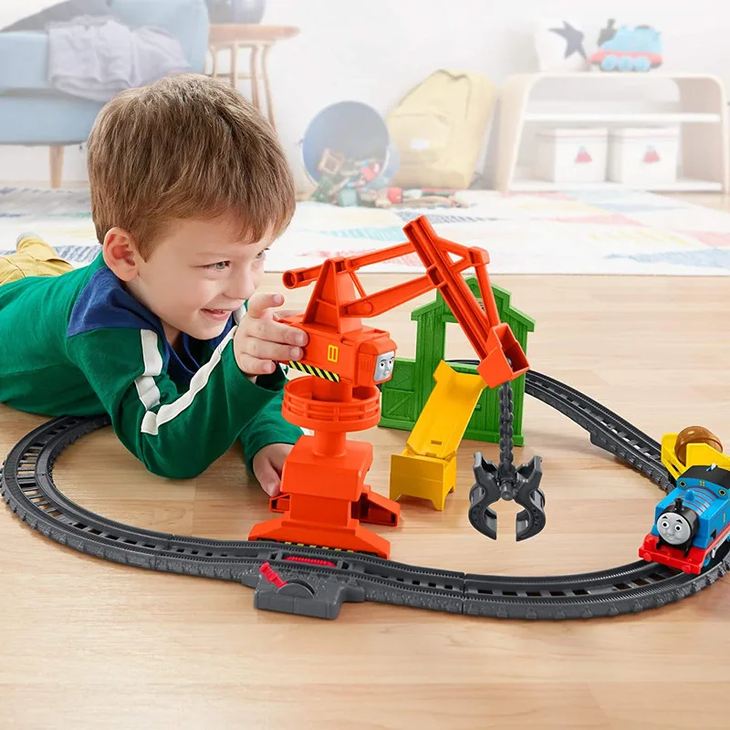 Железная дорога Thomas & Friends GHK83 Fisher Price кассии крана и грузовой Комплект Томас его