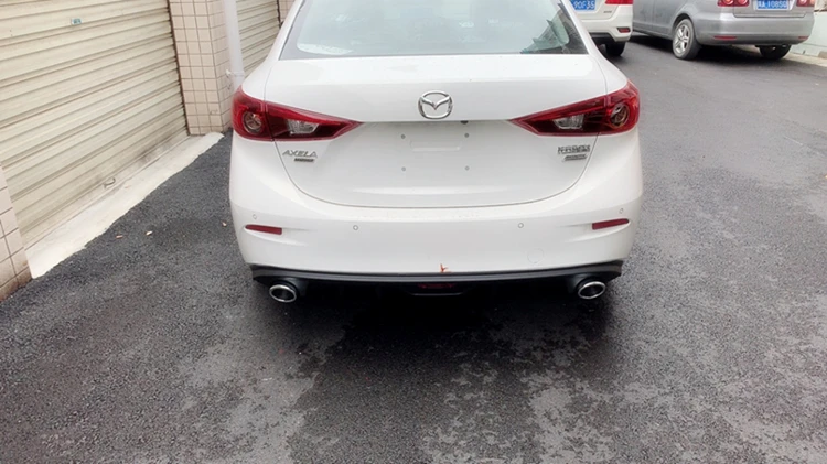 Диффузор для заднего бампера Mazda 3 Axela передняя губа лопата подходит 2014 2015 2016 2017 2018
