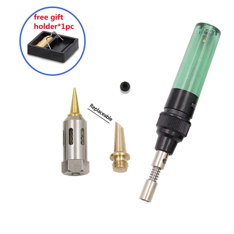 4 In 1 Portable Soldering Iron Kit Burner Blow Torch Gas Cordless Butane Tip Tool Welding Pen | Инструменты