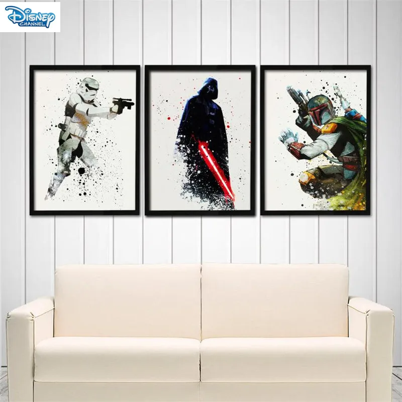 

Canvas Painting Disney Star Wars Canvas Paintings Movie Poster Wall Art Picture for Kids s Home Decoration Room Decor