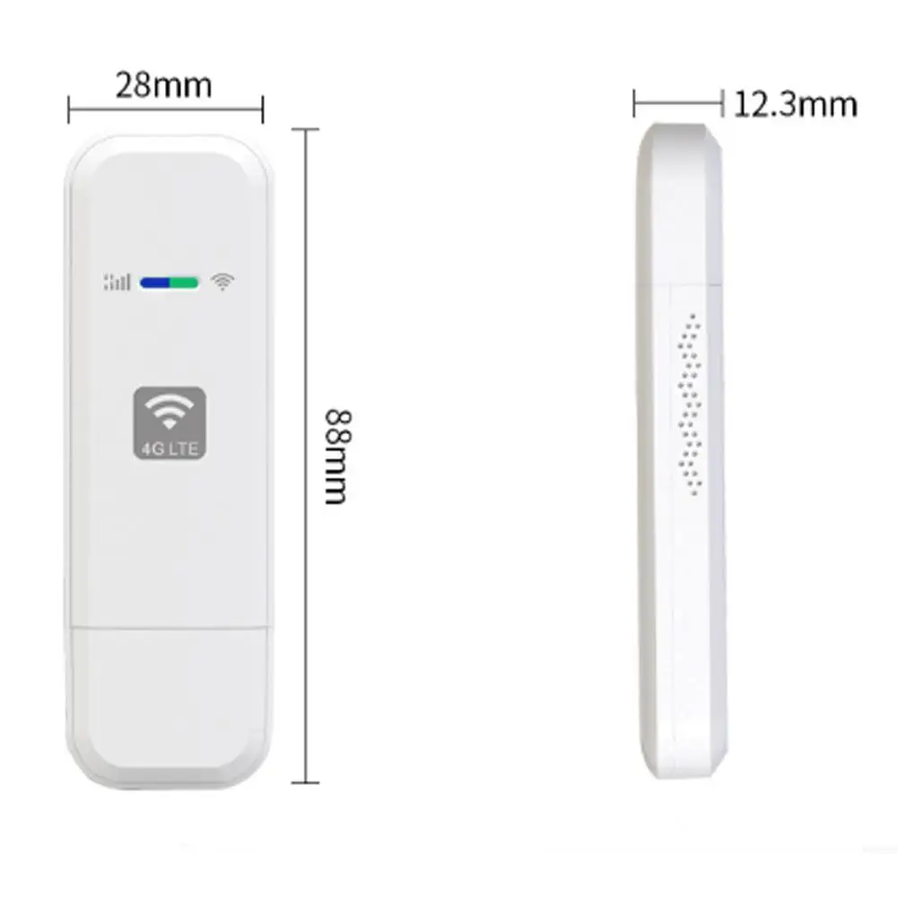

Portable 4G/3G LTE Car WIFI Router Hotspot 100Mbps Wireless USB Dongle Mobile Broadband Modem SIM Card Unlocked