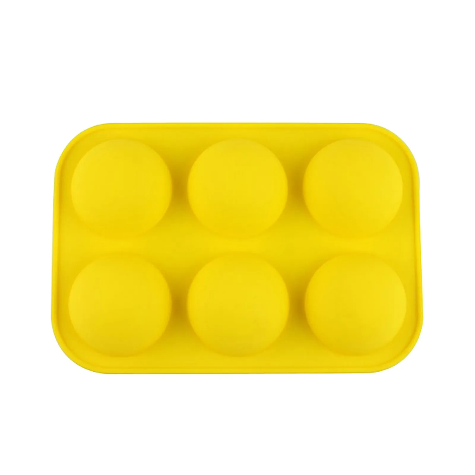 

6 Holes Half Ball Sphere Silicone Cake Mold Muffin Chocolate Cookie Baking Mould Chocolate Candy Mold Bakeware Kitchen Gadgets