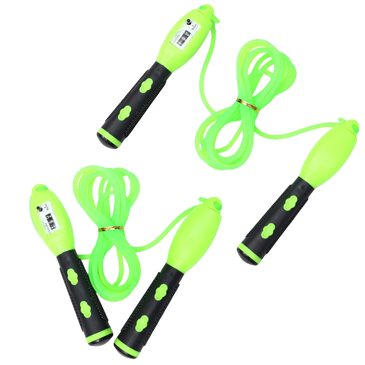 1 шт. цифровая скакалка Скакалка Счетчик против скольжения таймер вес фитнес