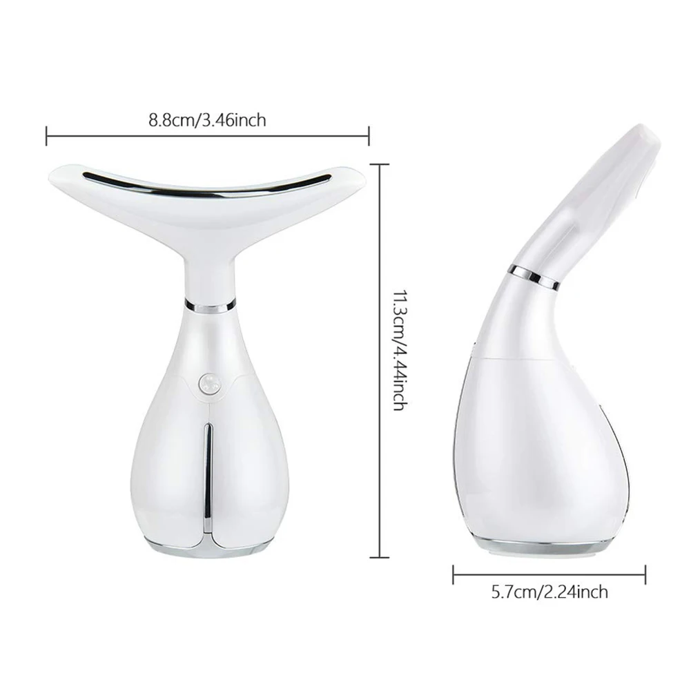 

3Colors LED Photon Therapy Neck Lifting Skin Tighten Face Lifting Tool ISkin Tighten Reduce Double Chin Anti Wrinkle Skin Care