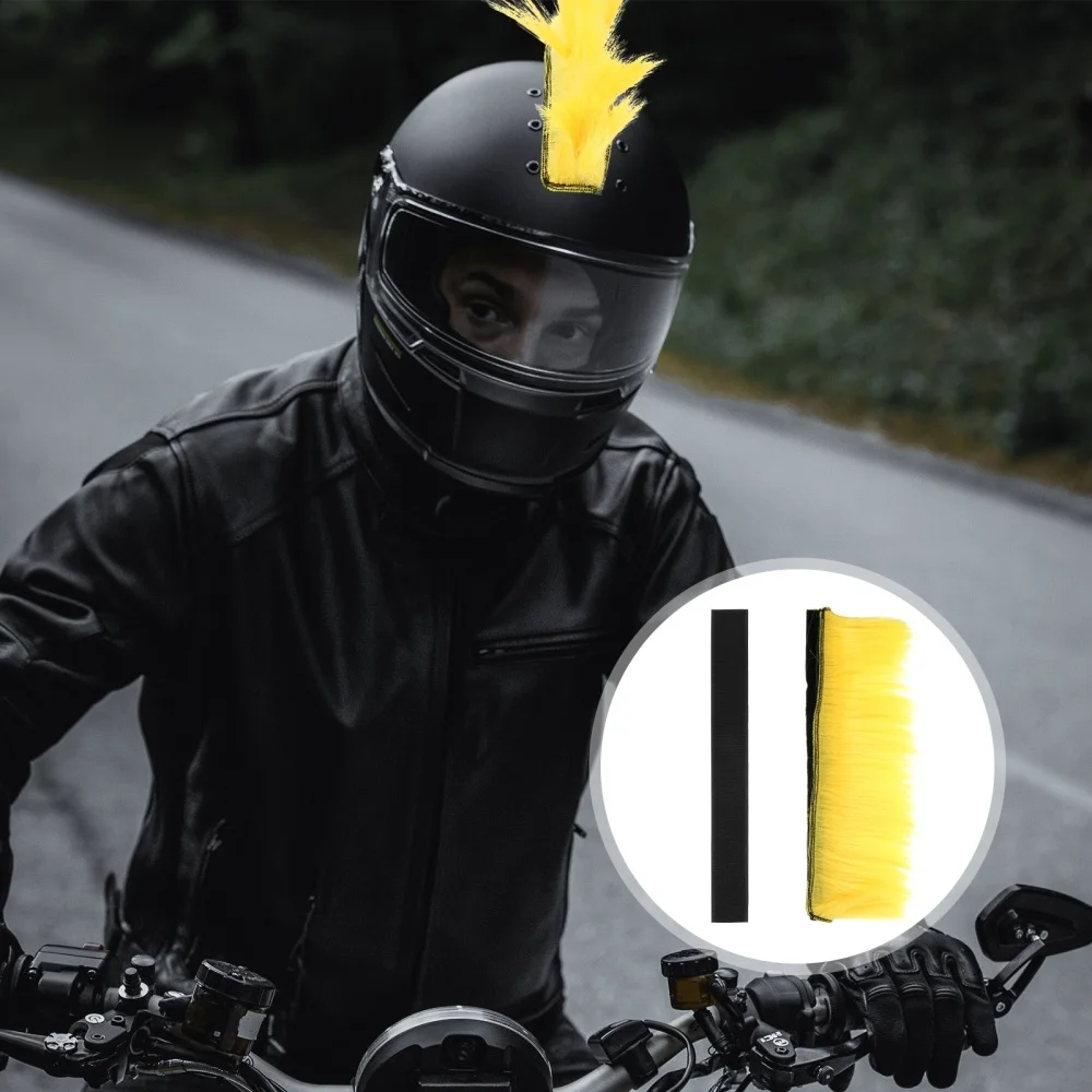 Motorcycle Helmet Mohawk Decor Motorbike Decal Riding Decoration | Nets