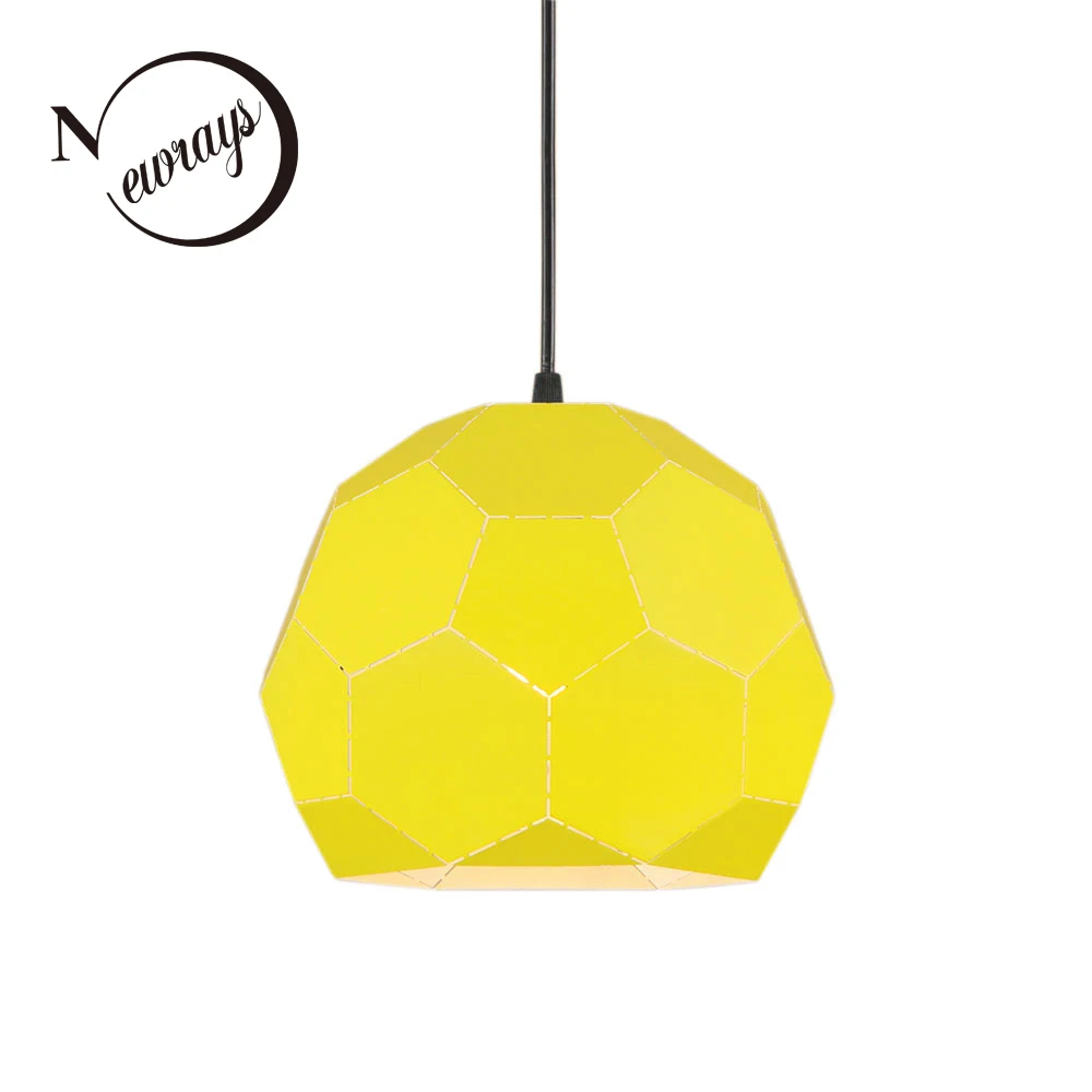 Современный простой подвесной светильник E27 LED лампа в скандинавском стиле 3